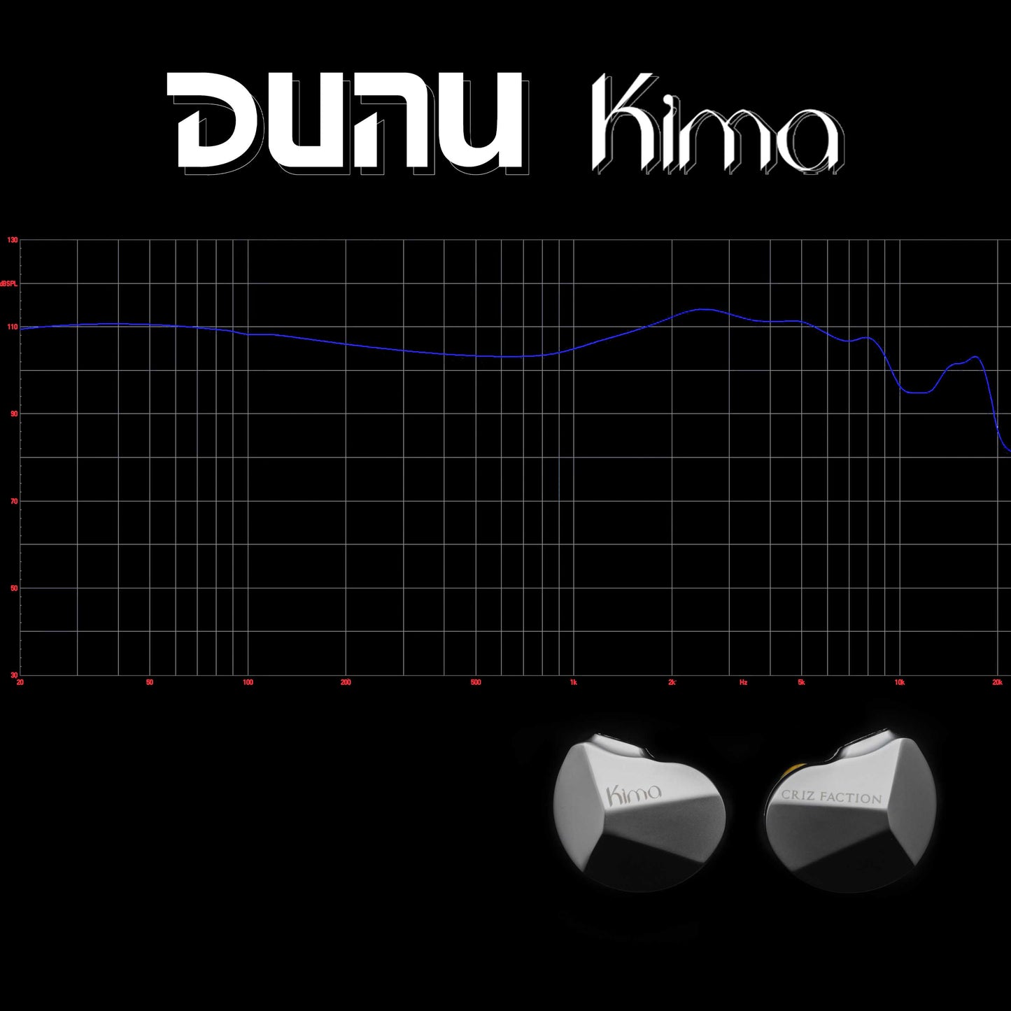 DUNU KIMA 10mm Dual-Cavity Dynamic Driver IEMs