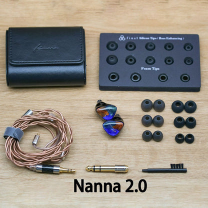 Kinera NANNA 2.0 Pro ELECTROSTATIC IEMS Hybird 1 mids BA + 2 Electrostatic drivers Earphones