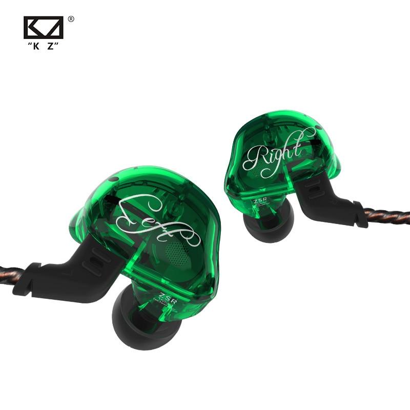 KZ ZSR Six Drivers In Ear Earphone Armature And Dynamic Hybrid