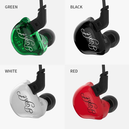 KZ ZSR Six Drivers In Ear Earphone Armature And Dynamic Hybrid