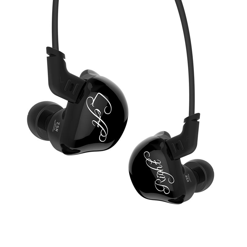 KZ ZSR Six Drivers In Ear Earphone Armature And Dynamic Hybrid