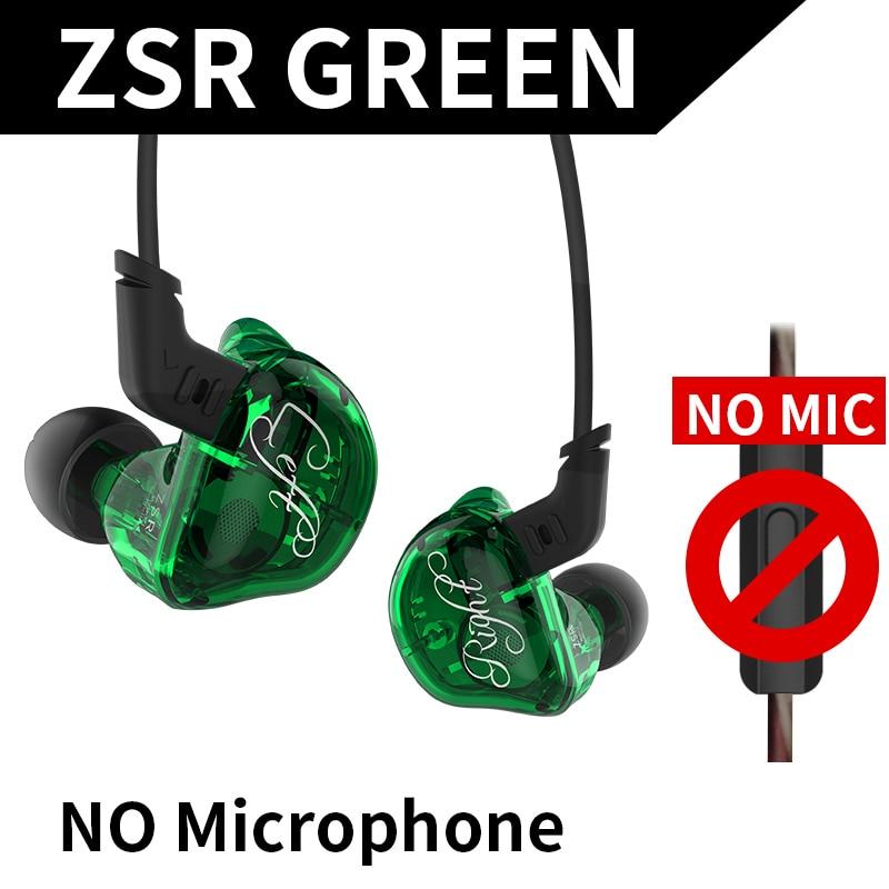 KZ ZSR Six Drivers In Ear Earphone Armature And Dynamic Hybrid