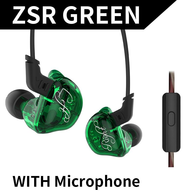 KZ ZSR Six Drivers In Ear Earphone Armature And Dynamic Hybrid