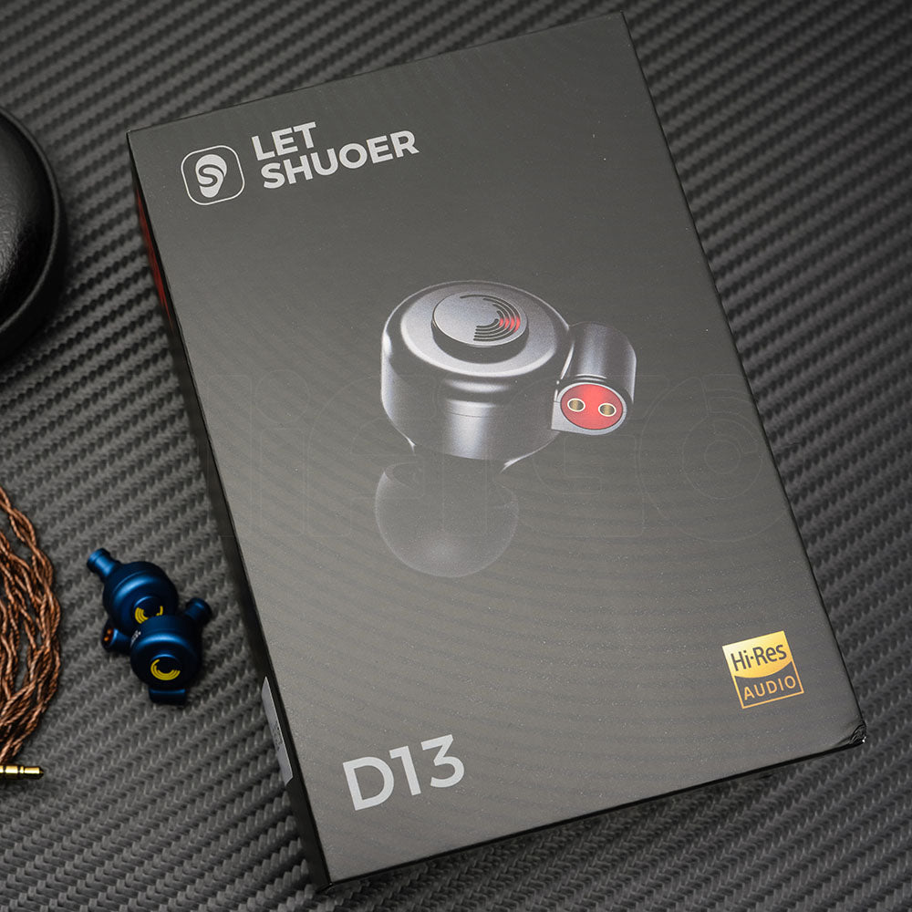 LETSHUOER D13-Custom 13mm DLC Diaphragm Dynamic Driver In-Ear Earphone