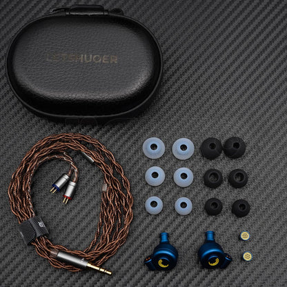 LETSHUOER D13-Custom 13mm DLC Diaphragm Dynamic Driver In-Ear Earphone