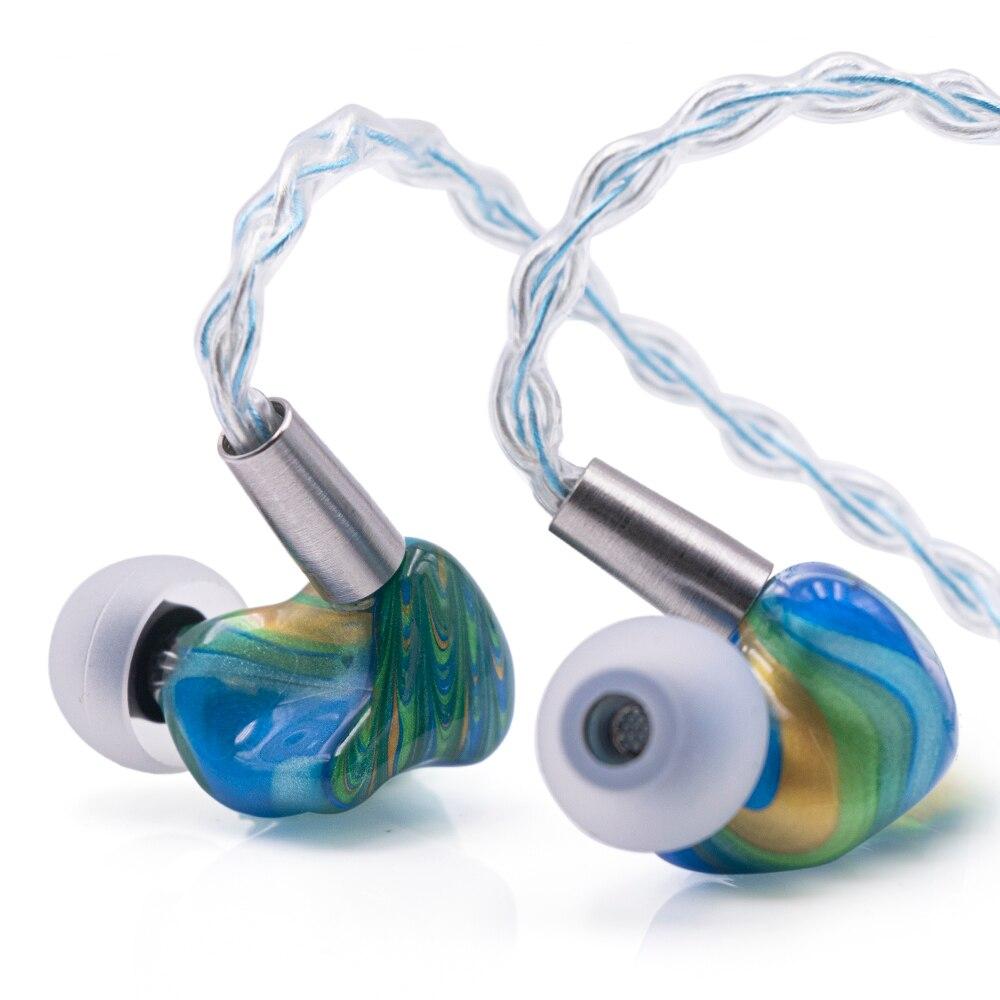 Reecho & Peacock Audio Spring  2DD+1BA In-Ear Earphone