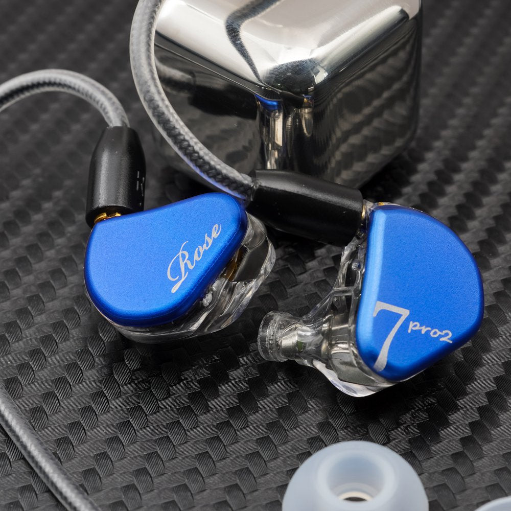 Rose Technics QT-7 PRO2 1DD+2BA 3 Units Hybrid Drivers In-Ear Hi-Fi Earphone