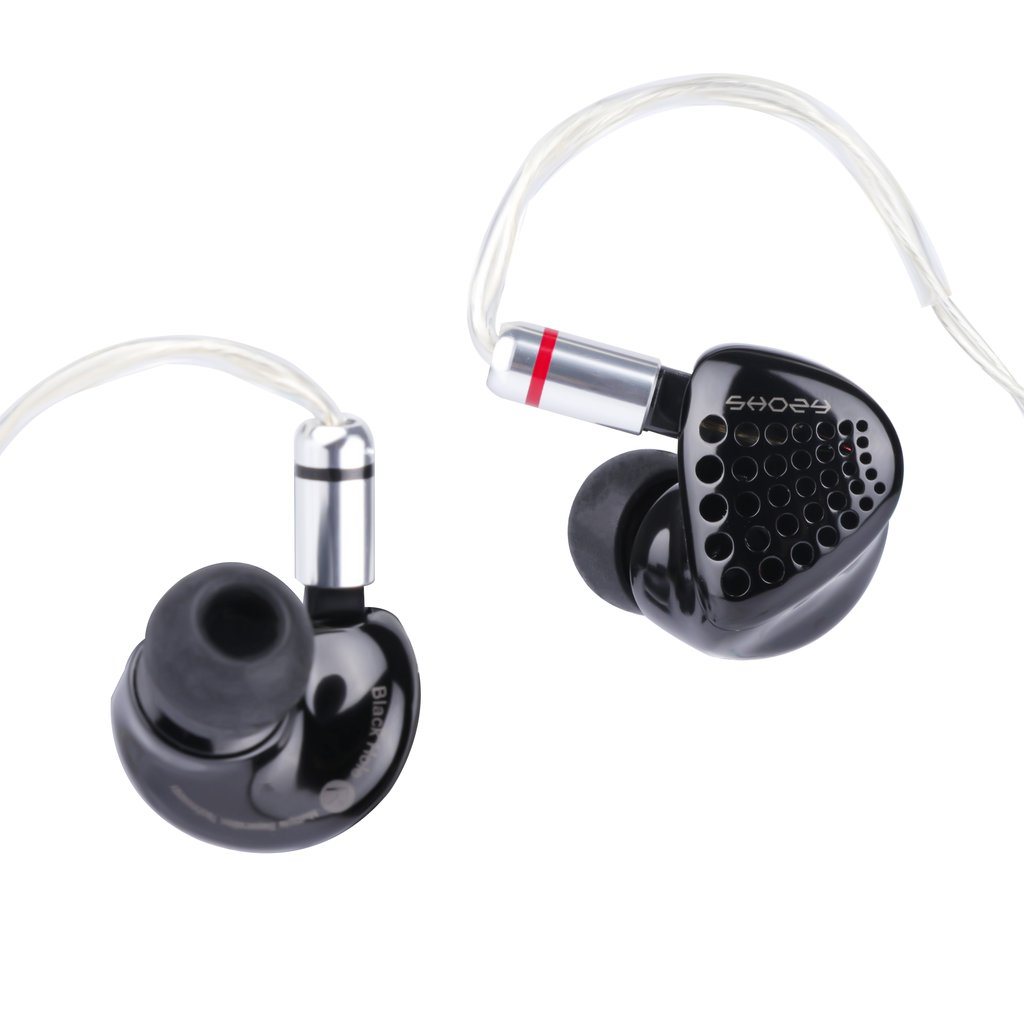 Shozy Black Hole 1DD HiFi In-ear Earphone with updated cable