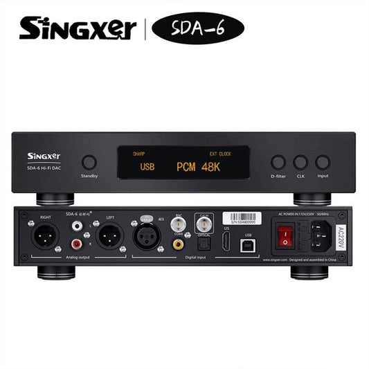 Singxer SDA-6 DAC DSD512 AK4499 XMOS XU208 DAC Decoder