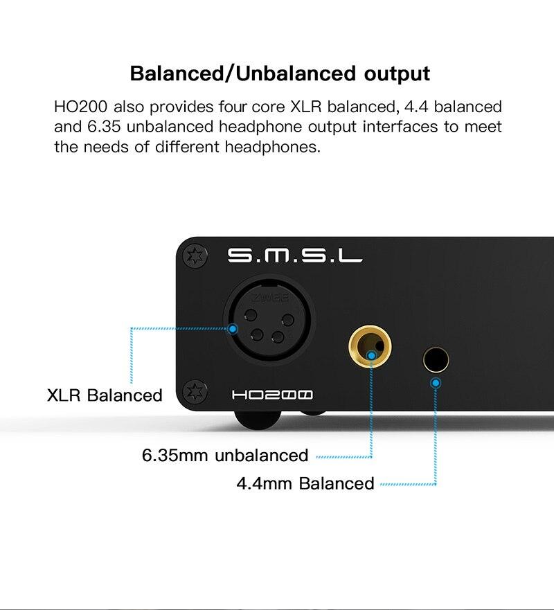 SMSL HO200 HiRes headphone amplifier