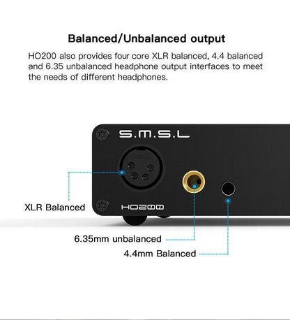 SMSL HO200 HiRes headphone amplifier