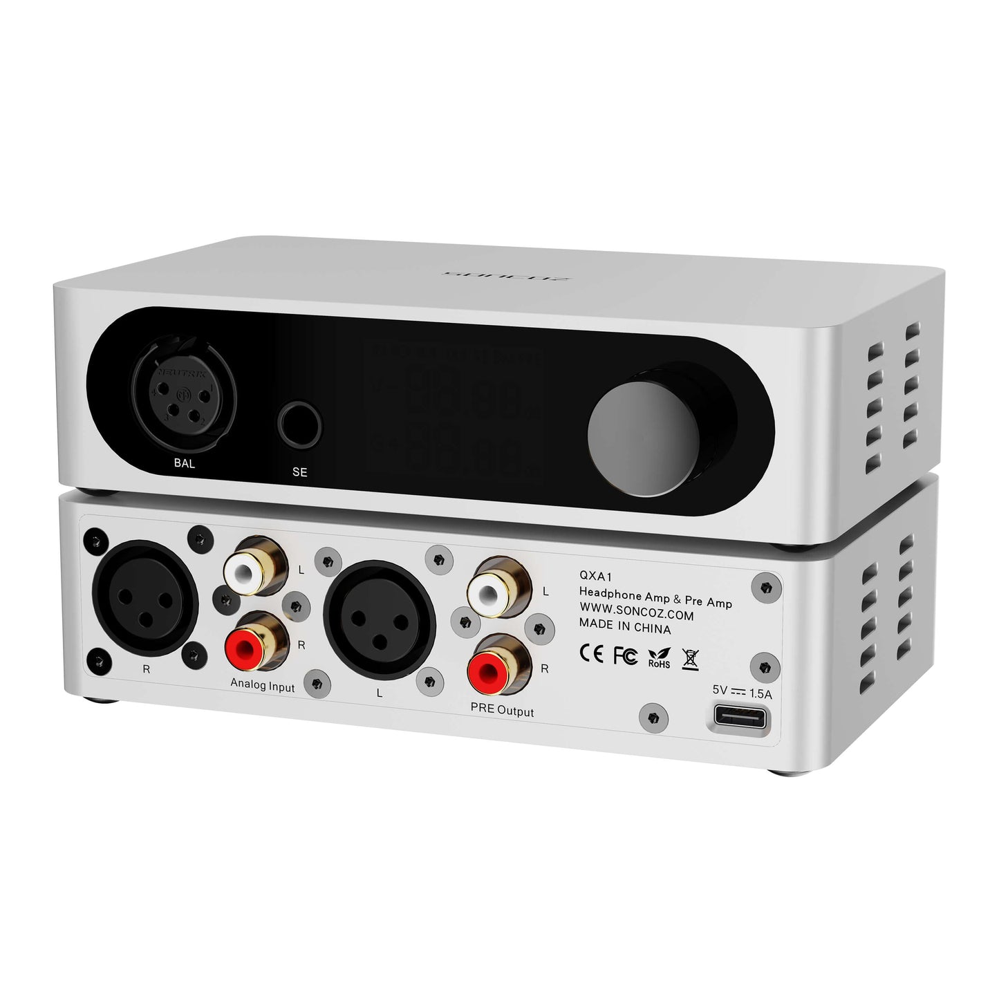 Soncoz QXA1 Fully Balanced Headphone Amp & Pre-Amp