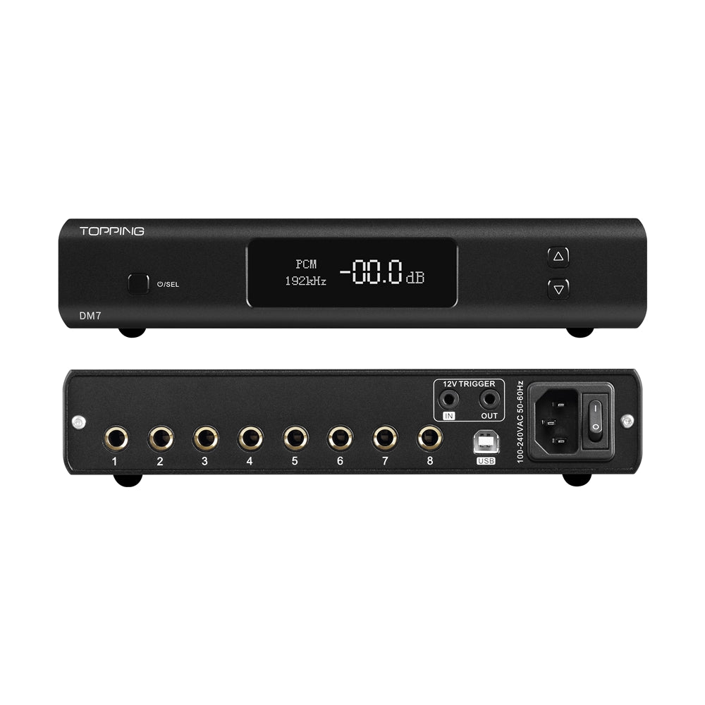 TOPPING DM7 8 CH Multi-Channel USE ESS Flagship DAC