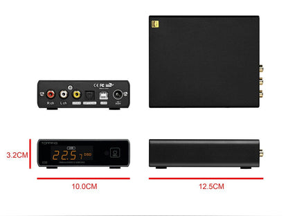 TOPPING E30 Hi-Res USB DAC AK4493 32Bit/768kHz DSD512 XMOS XU208 HiFi Decoder