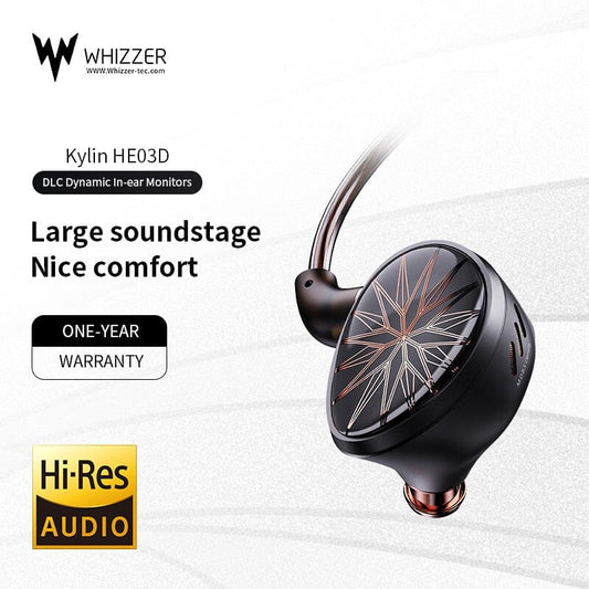 Whizzer Kylin HE03D DLC Dynamic In-ear Monitors Earphones